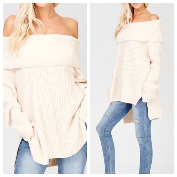 LAST ITEM▫️Gorgeous Ivory Chenille Cowl Neck Top - Picture 8 of 8